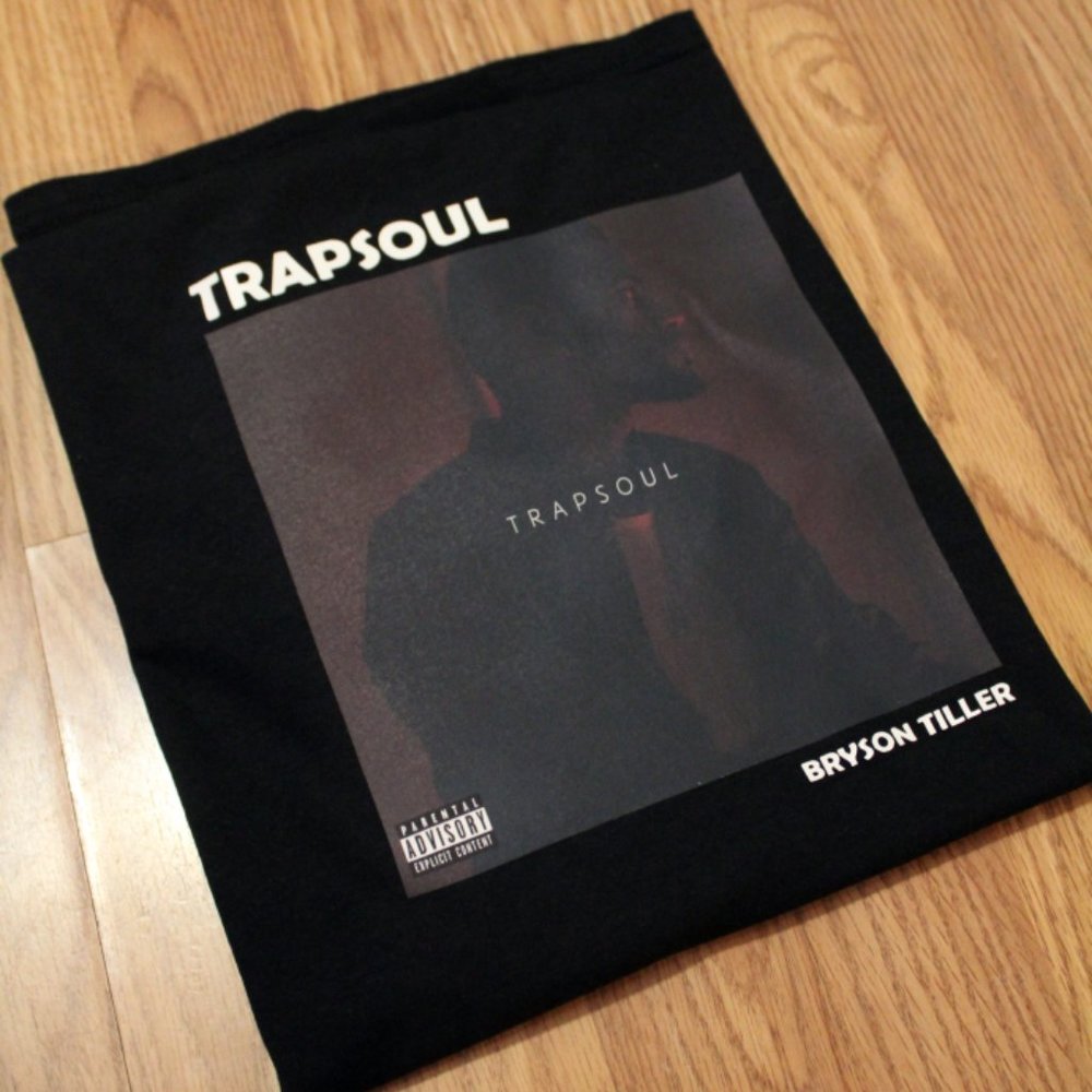 Bryson Tiller TrapSoul Black T-Shirt Size S - XL
